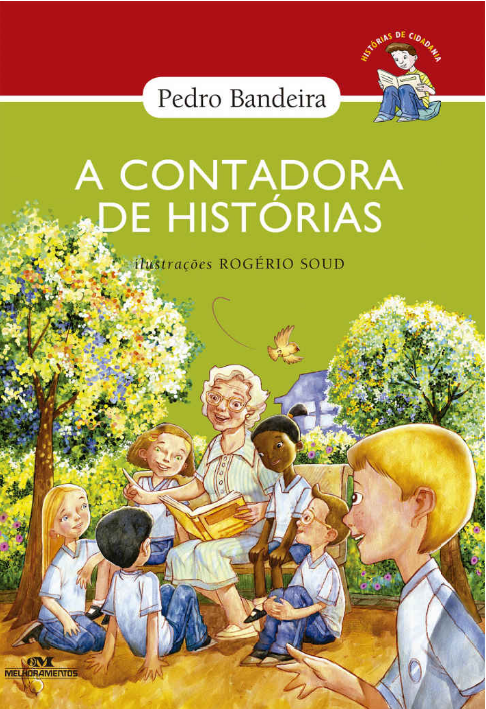 Capa do livro 'A contadora de histórias' 